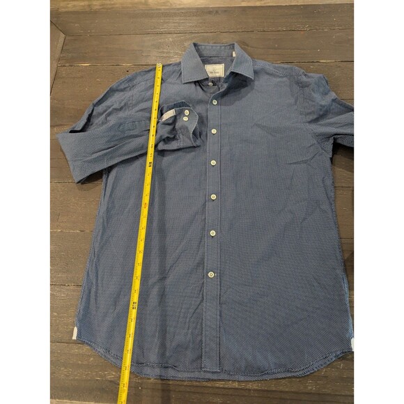 Todd Snyder Shirt Mens 16 34/35 Large Blue  Business Casual dress shirt - Picture 3 of 6